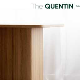 Solid Oak Side Table Modern Minimalist End Table - thumbnail 3
