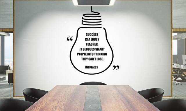 Teamwork Quote Vinyl Wall Decal Office Decor, Inspirational Art 2400Re - image 1
