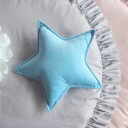 Light Grey Cotton Round Play Mat With Ruffles, Quilted Nursery Floor Mat, Activity Rug - thumbnail 2