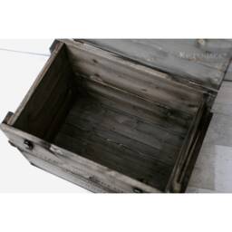 "Wooden Crate, Cargo Chest, Table, Storage Box ""Antarctic" - thumbnail 4