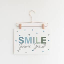 Boys Pastel Nursery Prints, Affirmation Print, Quotes, Bedroom Playroom Decor, Wall Art - thumbnail 3