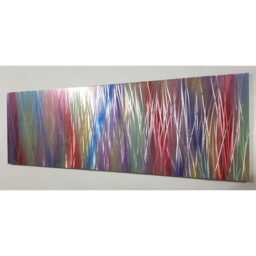 Modern Abstract Rainbow Metal Wall Art, By R Toomer - thumbnail 3