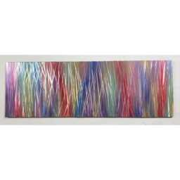 Modern Abstract Rainbow Metal Wall Art, By R Toomer - thumbnail 2
