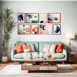 Handmade Birch Wood Picture Frame Super Thin Edge, Custom Size - Available in 15 Colors - thumbnail 2