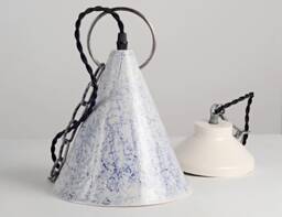 Architectural Ceramic Pendant Light Minimalist White Ceiling Lamp Designer Lighting - thumbnail 1