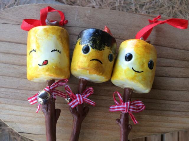 Marshmallows On A Stick Ornament - image 1