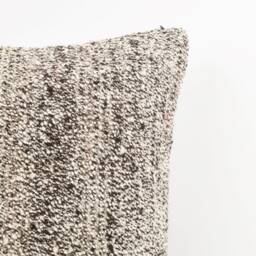 Handmade Turkish Kilim Pillow Embroidered Wool Cushion - 18''x18'' - thumbnail 2