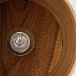 Set Of 3 Olive Wood Pendant Light For Kitchen Island, Mid-Century Hanging Lamp Set, Fixture For A Cozy Home - thumbnail 4