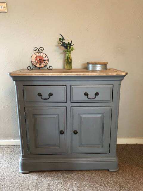 Sold Solid Hardwood Sideboard, Cupboard, Storage, Living Room, Dining Room. Ready To Be Hand Painted in Your Choice Of Colour - image 1