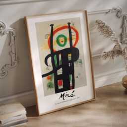 Miro Grand Ordinateur Wall Art - Mir?? Framed Canvas - thumbnail 2