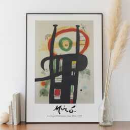 Miro Grand Ordinateur Wall Art - Mir?? Framed Canvas - thumbnail 3