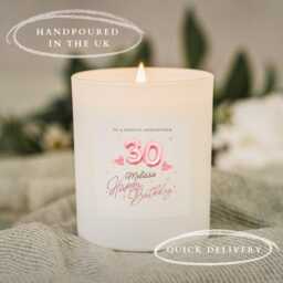 Godmother 30Th Birthday Candle Gift Gifts 30 Card W - thumbnail 3