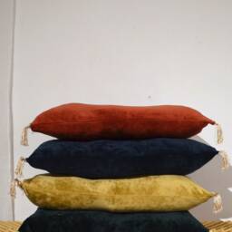 Cushion 35x55cm - Handmade in France Velvet - thumbnail 2