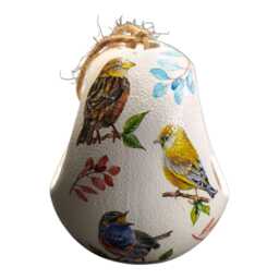 British Birds, Hanging Ceramic Bird Feeder, Garden Ornament, Gift Boxed - thumbnail 3