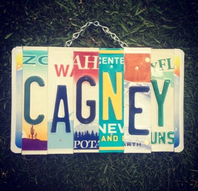 Name Sign, Pesonalized License Plate Art, Boys Room Decor, Plate, Wall Birthday Gift, Gift For Exchange Student - image 1