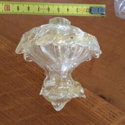 Bowl Or Final, Spare Parts Replacements For The Bottom Of Chandeliers By Venini, With Broken Pieces, Crystal & Gold , in Murano Glass - thumbnail 3