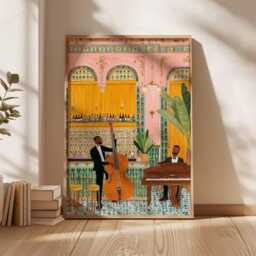 Jazz Poster, Music Wall Art Print, Retro Decor, Lover Gift, Blues Print - thumbnail 3