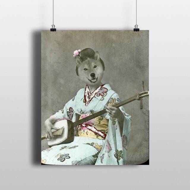 Shiba Inu, Pet Loss Gifts, Dog Memorial, Funny Idea, Geisha Artwork, Japanese Teacher, Super Kawaii, Japan History, Weird Gift Her, Art - image 1