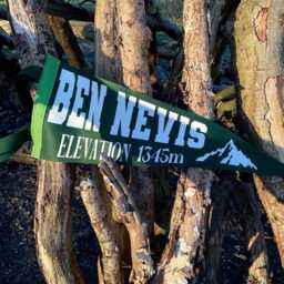 Ben Nevis Pennant Flag/Felt Pennant Wall Hanging Banner National Park Scotland Hike Three Peaks Challenge Mountain - thumbnail 3