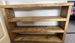 Rustic Shoe Bench - Handmade Wooden Rack Storage Organizer For Entryway, Mudroom, Or Hallway 3-Tier