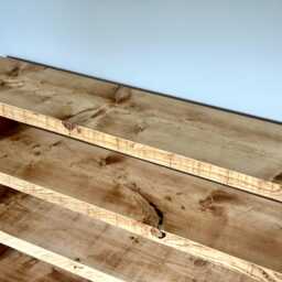 Rustic Shoe Bench - Handmade Wooden Rack Storage Organizer For Entryway, Mudroom, Or Hallway 3-Tier - thumbnail 2