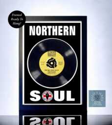 "Northern Soul Framed 7"" Vinyl Single Record - Tobi Legend" - thumbnail 1