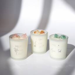 Crystal Candle Gift Set Aromatherapy Soy Wax Votives - thumbnail 2