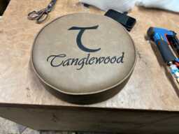 Embroidered Guitar Stool Top - Any Logo You Want