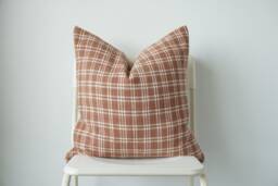 Hmong Textile Pillow Cover Natural Dyed Batik, Boho Home Decor - thumbnail 1