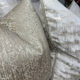 "Luxury Pillow Cover, Blake Textured Cushion Brass Gold Designer Fabric, Sofa Bed Throw Cover 16"" 18"" 20"" 22"" 24"" 26" - thumbnail 3