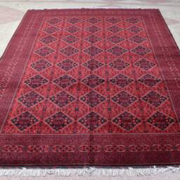 Afghan Bokhara Rugs, Turkmen Handmade Wool Rug, Custom Size, Khalmuhammadi Khamyab Bukhara, Tribal Living Room, Office, Dining Table Rug - thumbnail 2