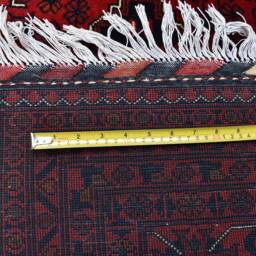 Afghan Bokhara Rugs, Turkmen Handmade Wool Rug, Custom Size, Khalmuhammadi Khamyab Bukhara, Tribal Living Room, Office, Dining Table Rug - thumbnail 4