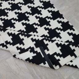 Made To Order Black & White Dhurrie Rug, Contemporary Custom Made Rug - thumbnail 2