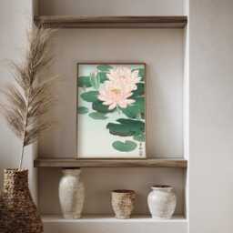 Water Lily Fine Art Print - Ohara Koson Japanese - thumbnail 3