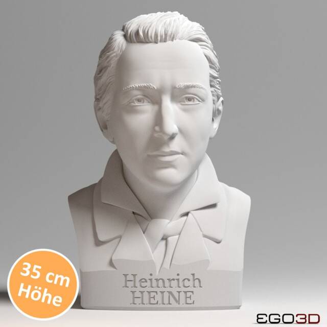 Heinrich Heine 35 cm Bust - Busts With Personality - image 1