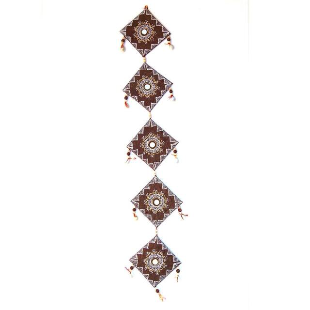 Handmade Paper Wall Hanging Based On Rajasthani Mandna Art #handcrafted #craftedhanging #walldecor #wallhanging #arthanging #indianart
