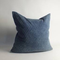 Indigo Blue Batik Hmong Pillow Cushion-Cover Ethnic Textiles Throw Pillow Decorative Lumbar Sofa Living-Room - thumbnail 3