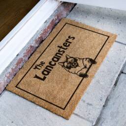 Siamese Cat Porch Rug - Custom Made Breed Door Mat D??cor For Lovers- Gift Lovers Welcome Home - thumbnail 2