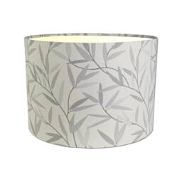 Lampshades in Laura Ashley Willow Leaf Steel Grey Fabric Handmade Free Delivery - thumbnail 3