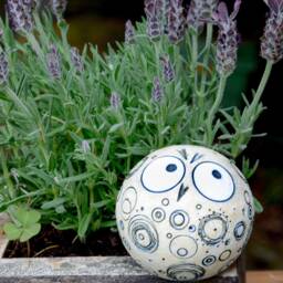 Handmade Ceramic Mom & Baby Owl Figurines, Unique Decor - thumbnail 4