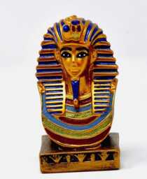 Ancient Egyptian Mask Of King Tutankhamun Or Queen Nefertiti. The Most Popular King & Queen Statues in Your Hand Brought To You From Egypt - thumbnail 1