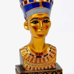 Ancient Egyptian Mask Of King Tutankhamun Or Queen Nefertiti. The Most Popular King & Queen Statues in Your Hand Brought To You From Egypt - thumbnail 4