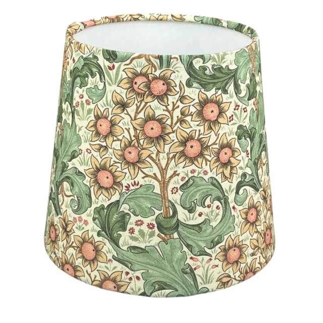 Empire Handmade Lampshade With William Morris Orchid Cream Fabric - image 1