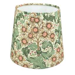 Empire Handmade Lampshade With William Morris Orchid Cream Fabric - thumbnail 1