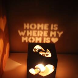 Personalized Mom Gift, Mothers Day Gifts From Daughter Son, Custom Lantern Centerpiece Home For - thumbnail 3