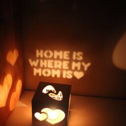 Personalized Mom Gift, Mothers Day Gifts From Daughter Son, Custom Lantern Centerpiece Home For - thumbnail 2