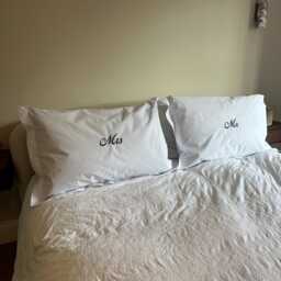 Personalised Pillowcase Oxford With Custom Embroidery Monogrammed - thumbnail 2