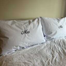 Personalised Pillowcase Oxford With Custom Embroidery Monogrammed - thumbnail 4