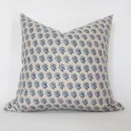 Light Blue Throw Pillow Set, Sofa Cover Set Of 3, Combinations For Couch, Cream Cushion Covers -- Arilene - thumbnail 3