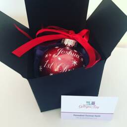 Personalised Engagement Ring Bauble, Christmas Decoration , Engagement Gift - thumbnail 4